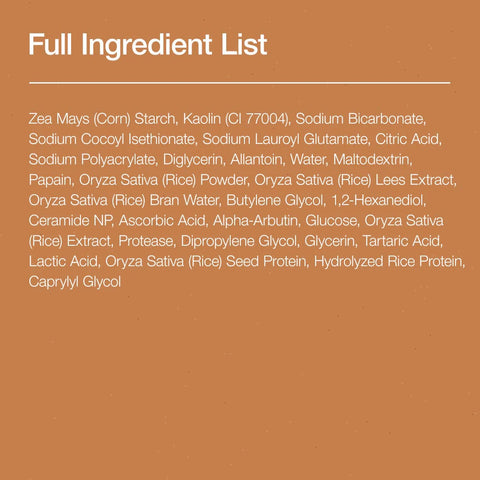 Rice Enzyme Brightening Cleansing Powder