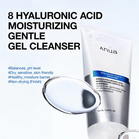 8 Hyaluronic Acid Moisturizing Gentle Gel Cleanser