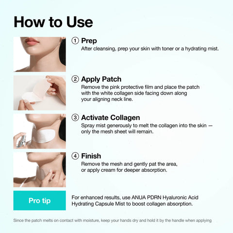 PDRN Collagen Melting Patch For Neck 4ea