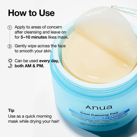 8 Hyaluronic Acid Catechin Calming Pad